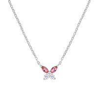 Collana Amen Donna Petali in Argento Zircone CLBUTBBCI